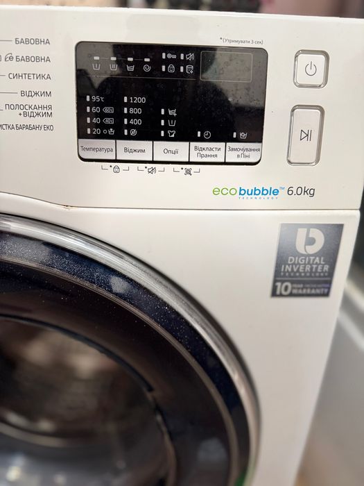 Пральна машина Samsung eco bubble