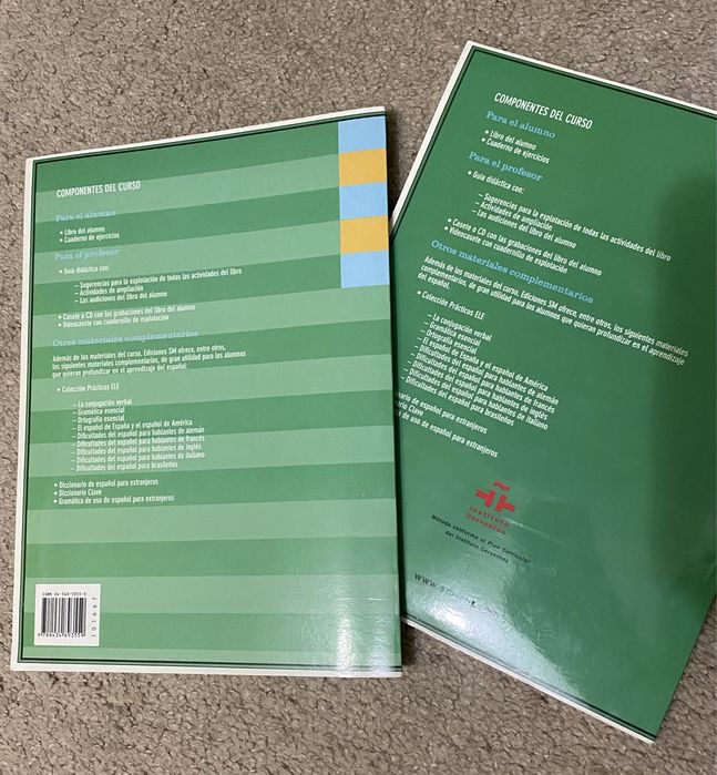 Учебник, рабочая тетрадь испанского языка