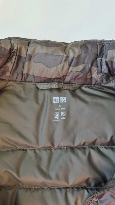 Puchowa kurtka Uniqlo rozm. S męska