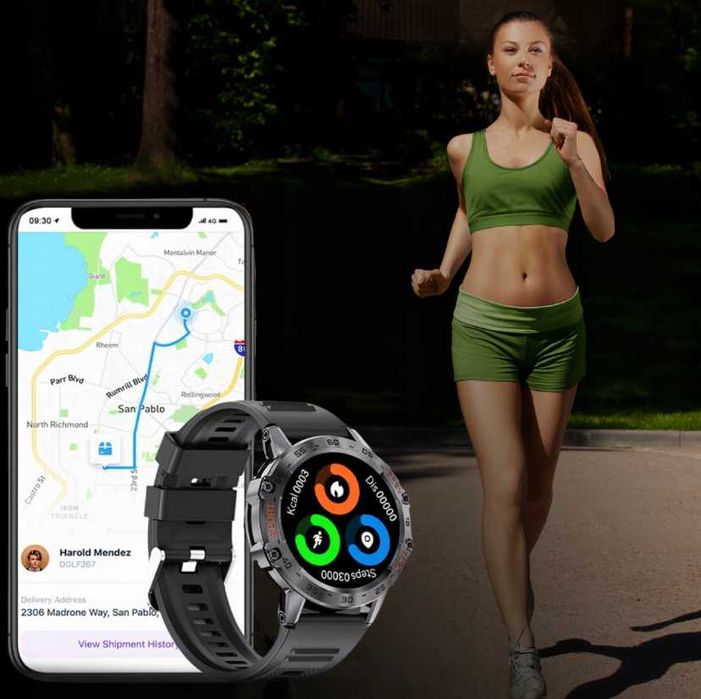 ŚWIETNY! Męski Smartwatch - Wysoka Jakość