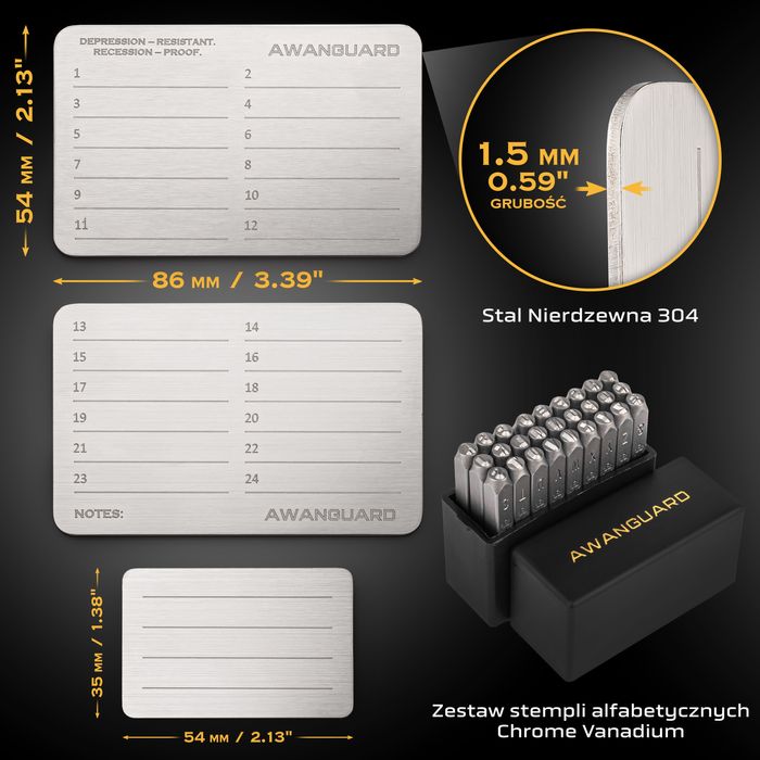 AWANGUARD Ultimate - Portfel Kryptowalut, Stalowy Nośnik Danych SEED