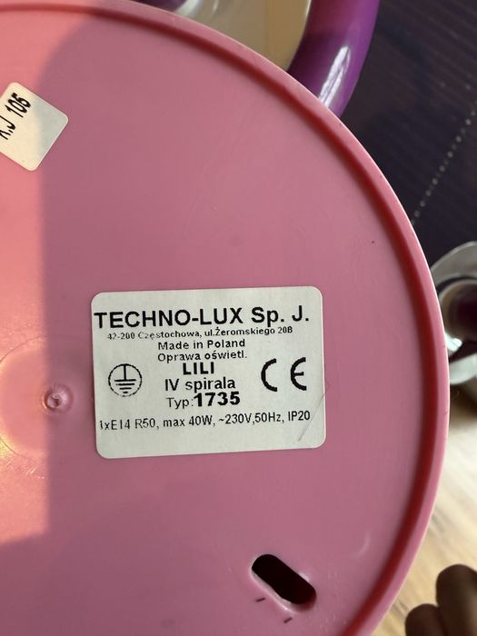 Lampa do pokoju dziecięcego 4 żarówki led