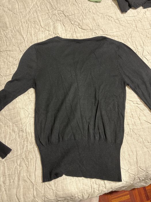 Casaco de malha preto