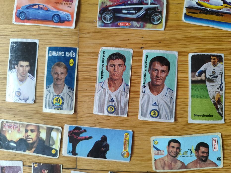 Наклейки, фантики, turbo, Xman, Hercules, Динамо, Mortal Kombat, Shrek