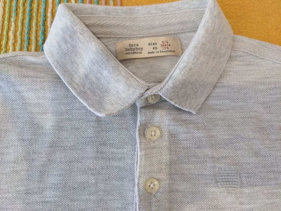 Polo em piqué para menino