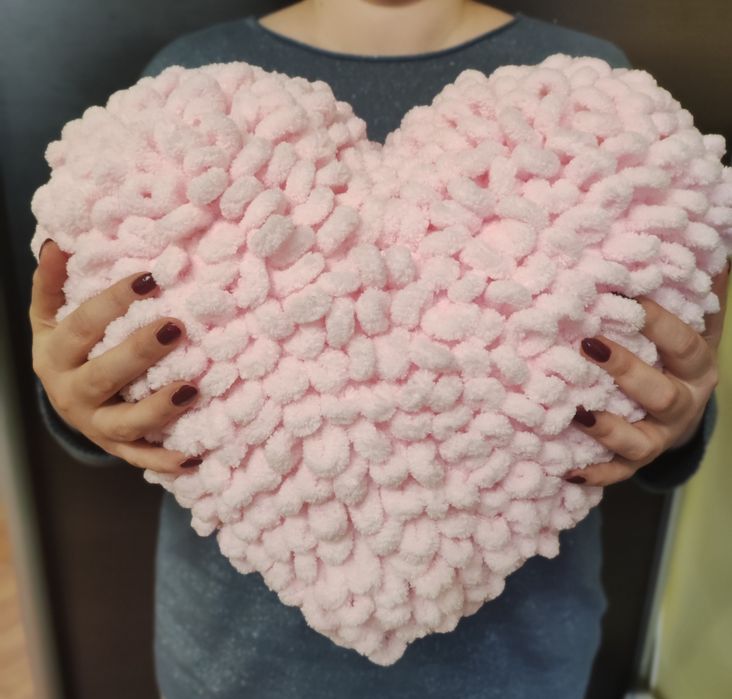 Подарунок для закоханих Подушка серце М'яка іграшка Ніжний дотик