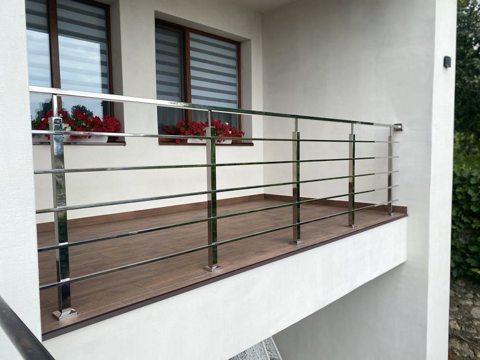 Перила з нержавійки  , огородження ,  перила зі склом  та деревом!!!