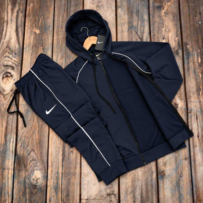 Спортивный костюм мужской теплый Nike Daving зимний на флисе кофта штаны найк