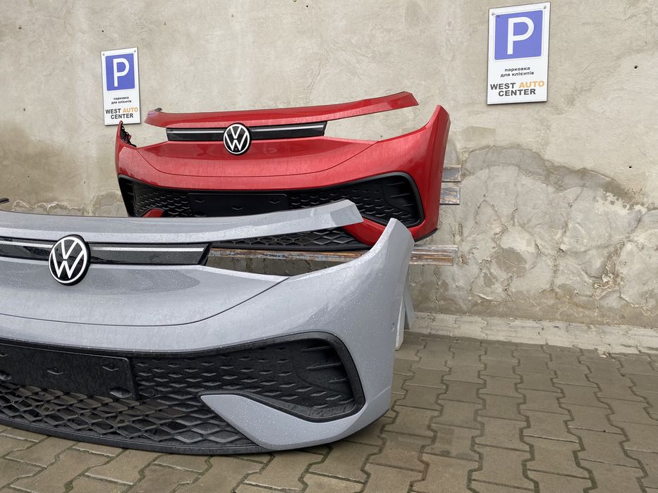 Vw Id5 бампер передній id4 бампер ємблема 11k usa
