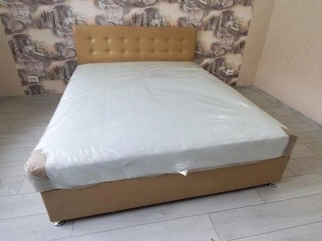 Акция!Комплект Мягкая  двуспальная  кровать с матрасом 160х200 Одесса!