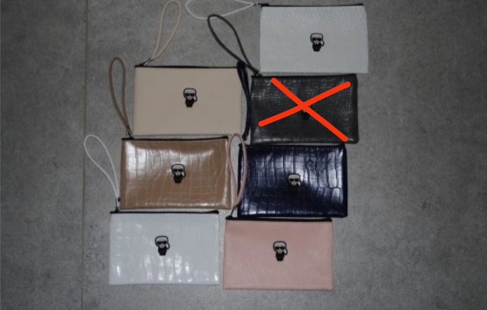 Nowa saszetka kopertówka Karl Lagerfeld o wym 20x13cm różne kolory
