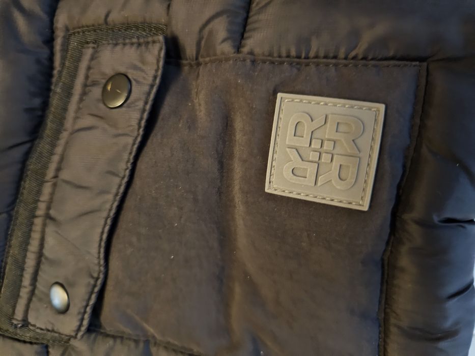 Czarna kurtka zimowa dziecięca River rozm 104cm