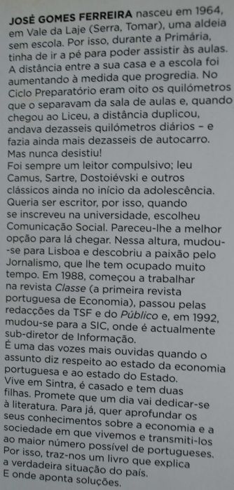 O Meu Programa de Governo de José Gomes Ferreira