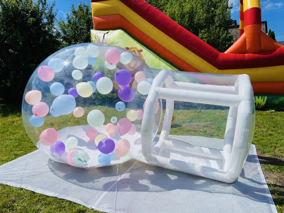 Dmuchana bańka, Bubble House, Dmuchana kula z wirującymi balonami
