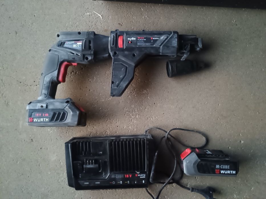 Wkrętarka taśmowa Wurth ATS 18 komplet do regipsów M-Cube