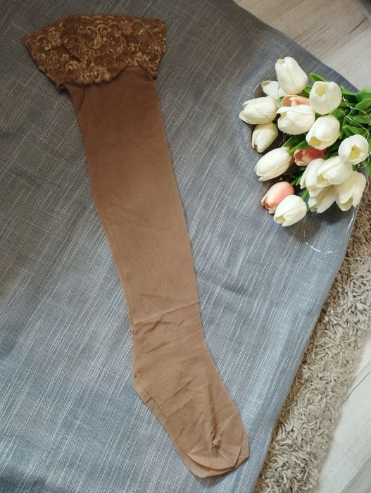 Podwiązki że silikonem S/M