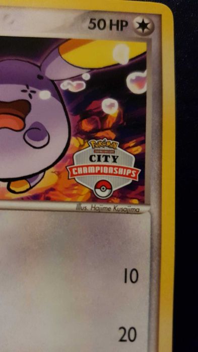 2006 Pokemon TCG Whismur 73/106 EX Emerald City Championships Stamp Promo Carta