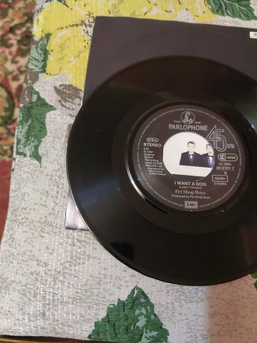 Pet Shop Boys - Rent, 7"singiel winylowy