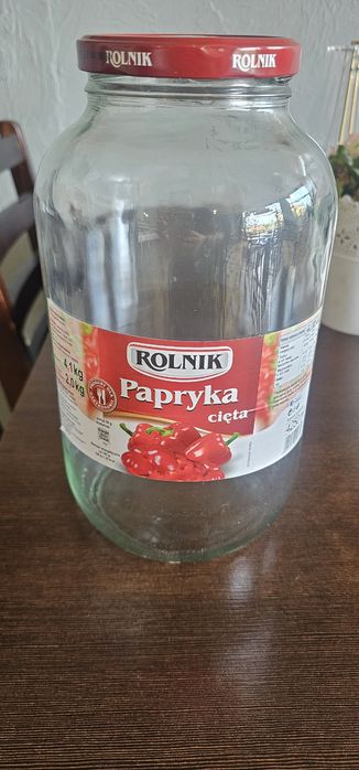 Sprzedam duże sloiki z pokrywką 4,1 kg