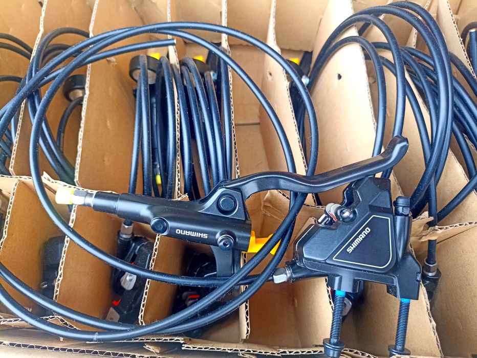 Nowe hamulce hydrauliczne flat mount kpl P+ T