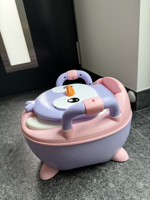 Nocnik wc toaleta pingwin pingwinek pojemnik