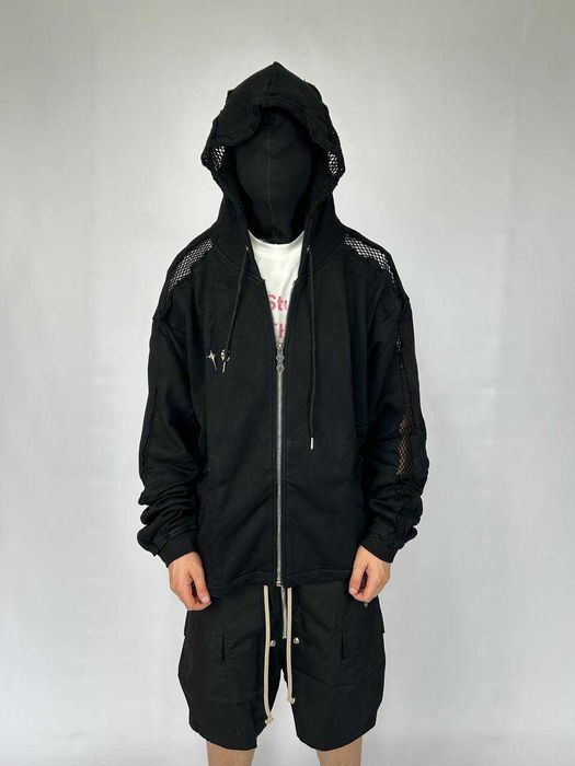 00s【archive】 sheep leather hoodie BLACK A.PRESSE Mouton ZIP leather Hoodie 25SAP-01-02H (25SAP-01-02H) | A