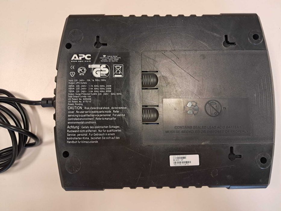 UPS APC Back-UPS 400, 230V