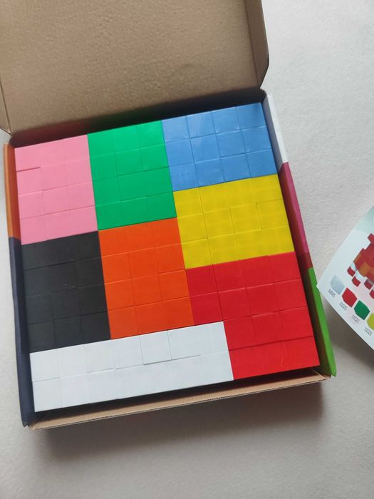 100 sztuk klocki magnetyczne Minecraft zabawka kolorowe