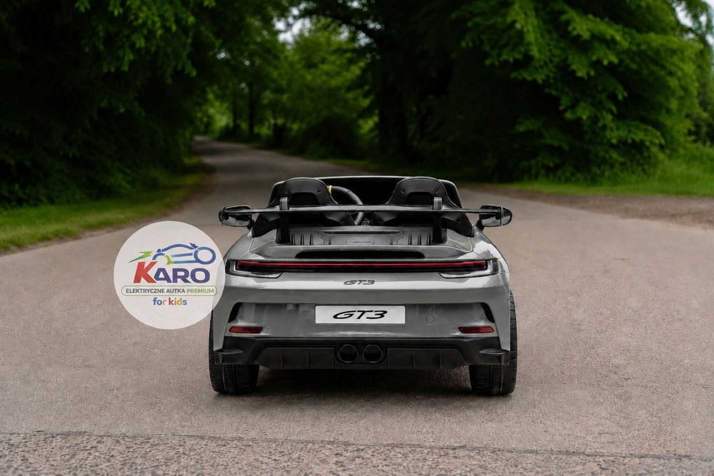 Auto Na Akumulator Porsche GT3 (2x320W Mute Motor) Ekoskóra Pojazd