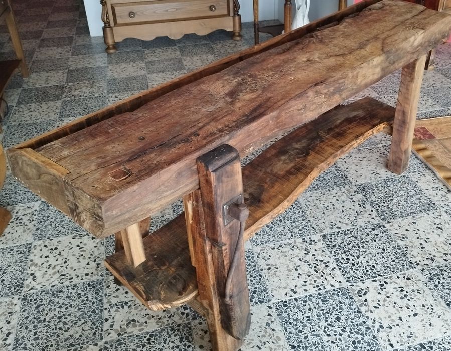 Banco madeira maciça original