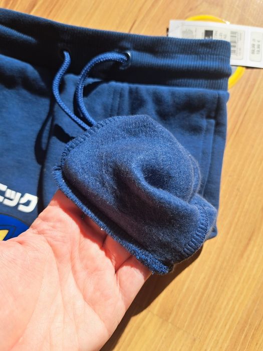 Nowe spodnie dresowe Sonic cool club 86/92