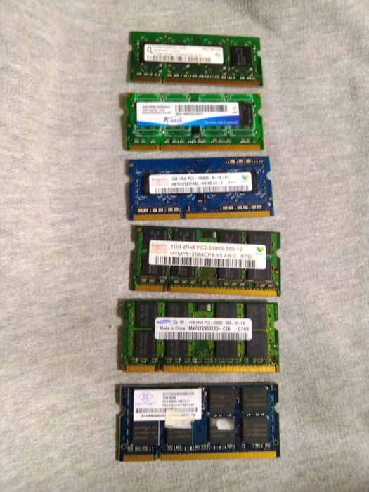 Memórias ddr2 1 GB64729672078339120