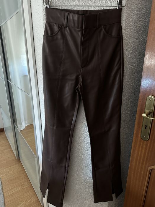 Calças Cabedal Zara