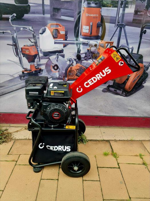 Cedrus CEDRB01C Rozdrabniacz do gałęzi spalinowy, rębak rozdrabniarka