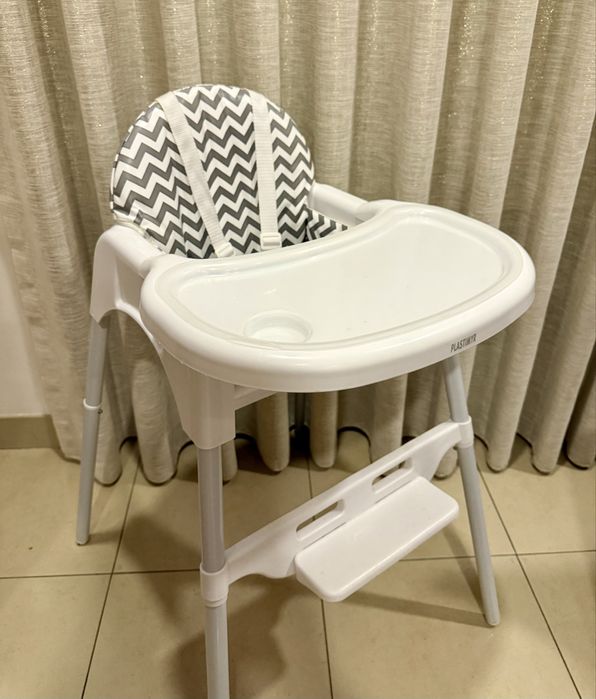 Cadeira de papa para bebé Plastimyr branco
