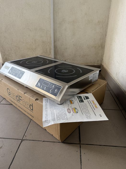 Індукційна Плита Двох Постова Професійна Goodfood Нова !!!