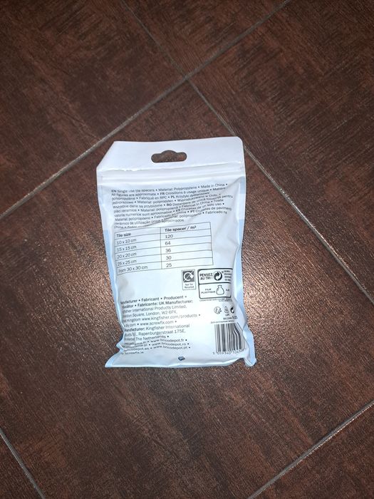 Krzyżyki dystansowe 1mm