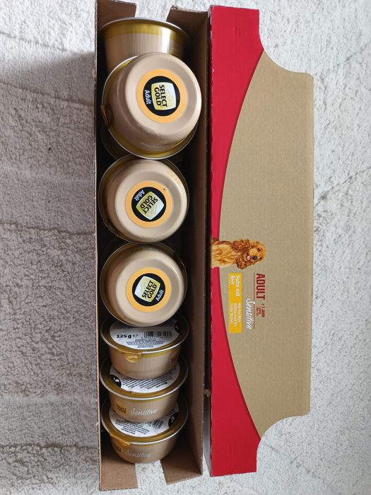 SELECT GOLD Sensitive Kurczak i ryż 10x125 g dla psów