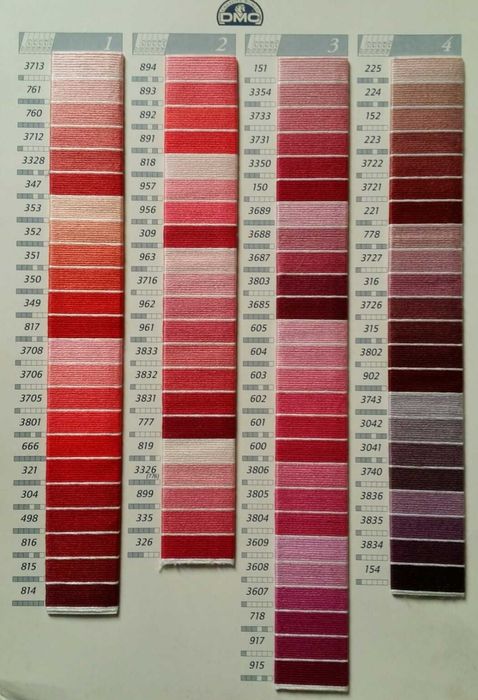 Linhas ponto cruz DMC