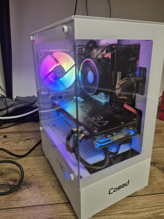 Komputer PC GTX 1080 Ryzen 5 16GB RAM. MSI seria PRO RGB. Nowa obudowa