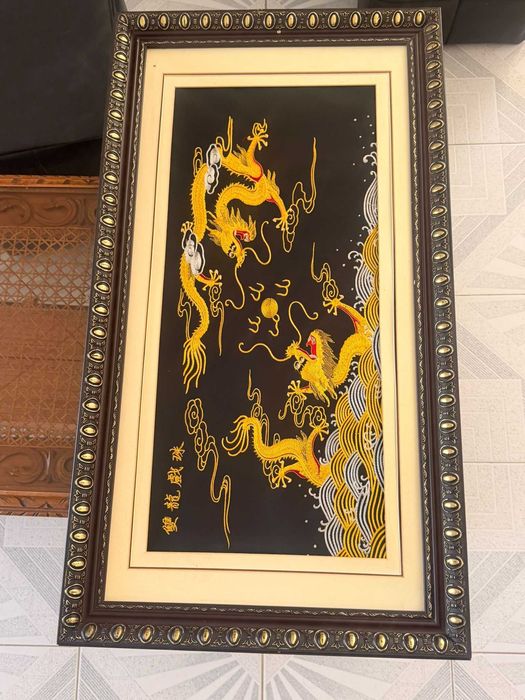 Quadro Decorativo Oriental – Dragões Chineses – 20€