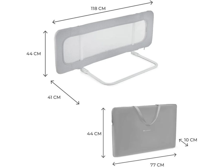 Barreira de Cama KINDERKRAFT Guard and Dream (Cinzento)