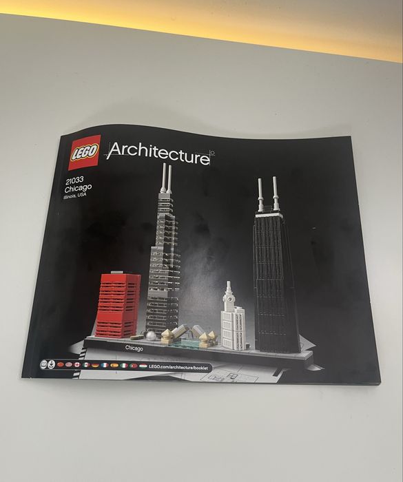 LEGO Architecture 21033 Chicago komplet, stan idealny, kolekcjonerskie