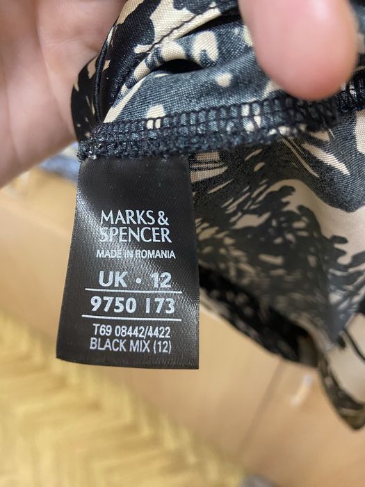 Новое атласное платье Marks & Spencer, размер 46-48 (L)