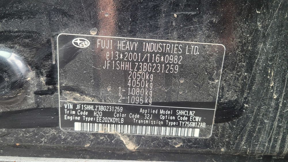 Subaru Forester GH kod koloru 32J NA CZĘŚCI