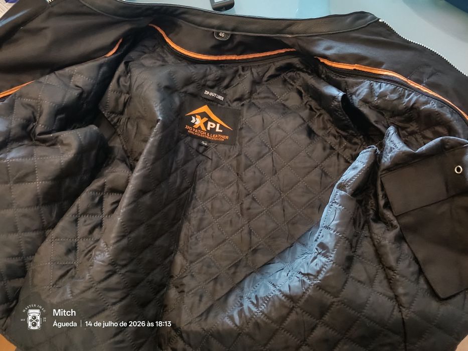 Casaco motard novo