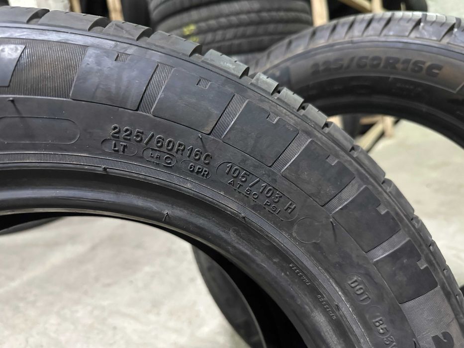 Шини легкогрузові 225/60R16C Michelin AGILIS 51 (9.5ММ) 2шт