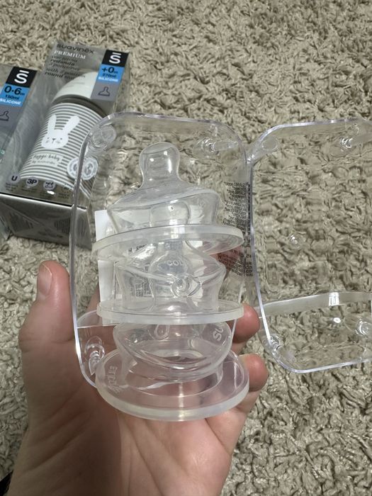 Бутилка suavinex 150мл 270мл + насадки