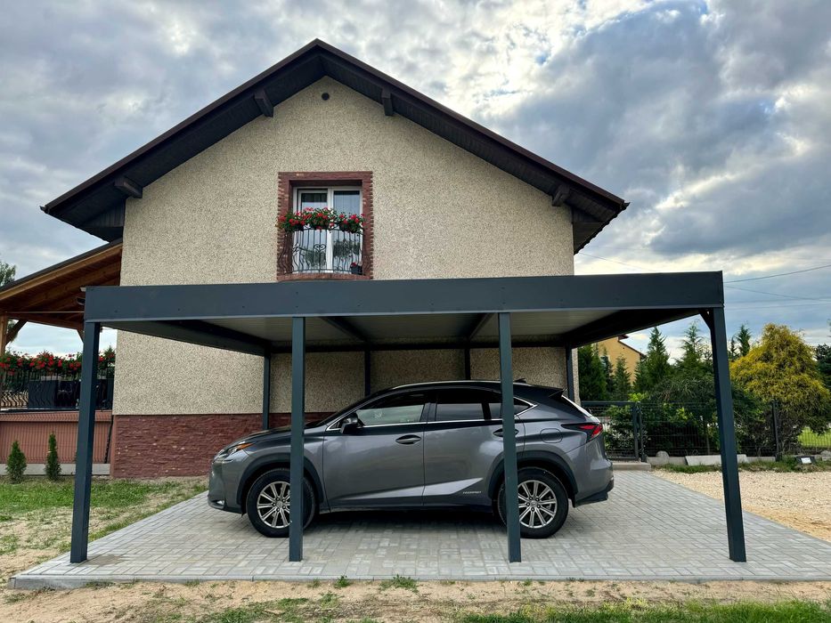 Carport 6x6 6x3 Wiata Samochodowa Altana Metalowa