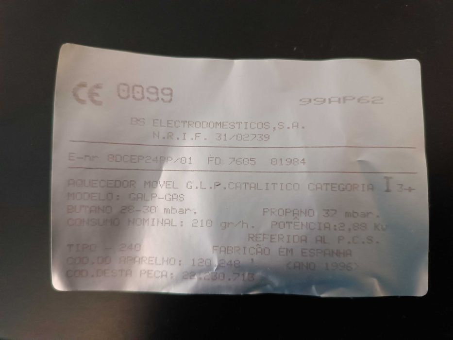 Calorífico\catalítico